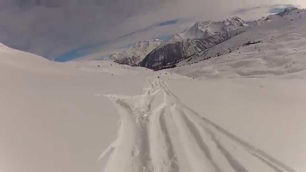 ski, hors piste ,poudreuse,Courchevel, le 11 02 2016