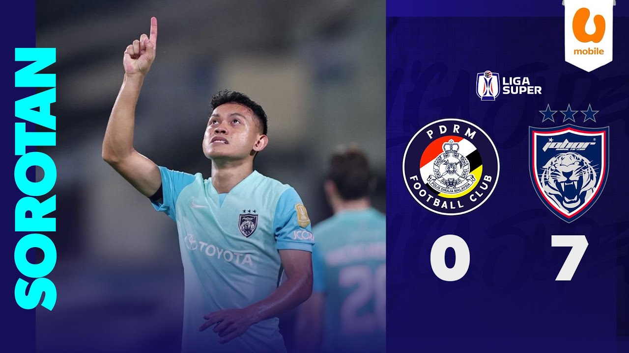 PDRM FC 0-7 Johor Darul Ta'zim F.C. | Sorotan Liga Super 2025/26