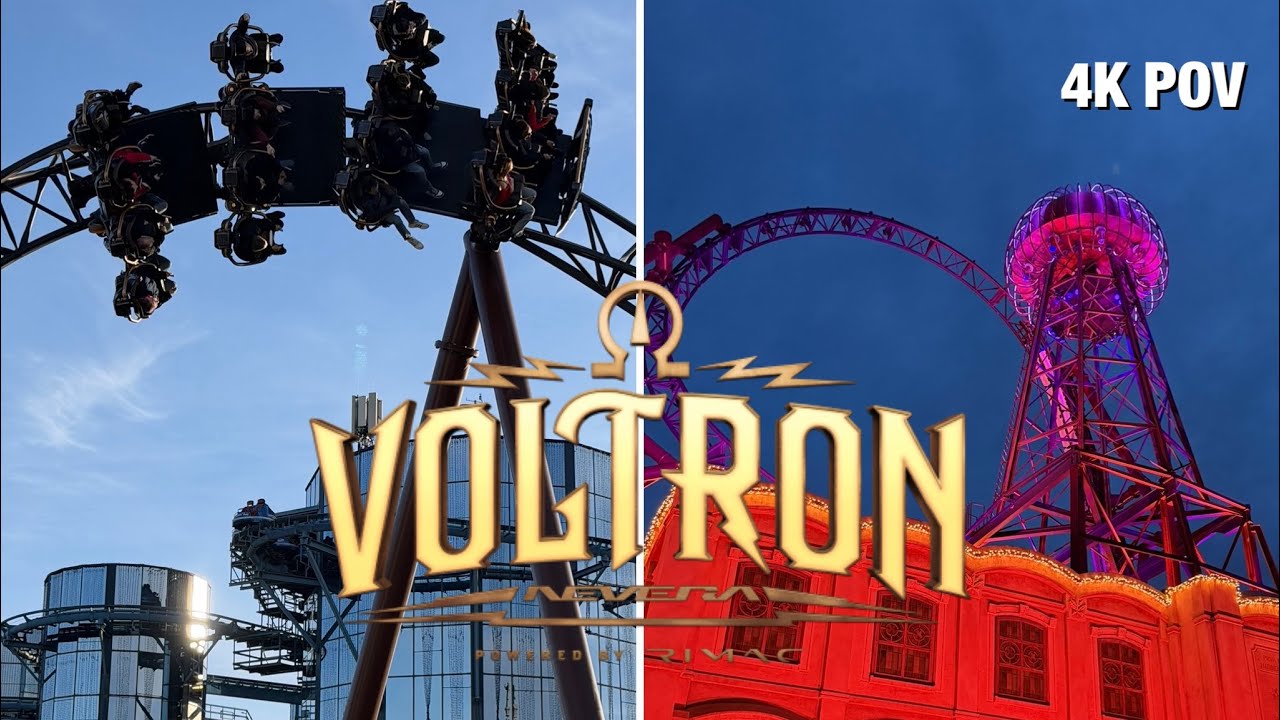 Voltron Nevera Front Row Daytime & Night Ride 4K POV| Europa Park 2026