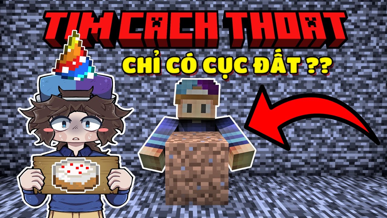 10 CÁCH THOÁT KHỎI CĂN PHÒNG ĐÁ NỀN MINECRAFT TRONG NGÀY SINH NHẬT CỦA MÌNH !! 🥳