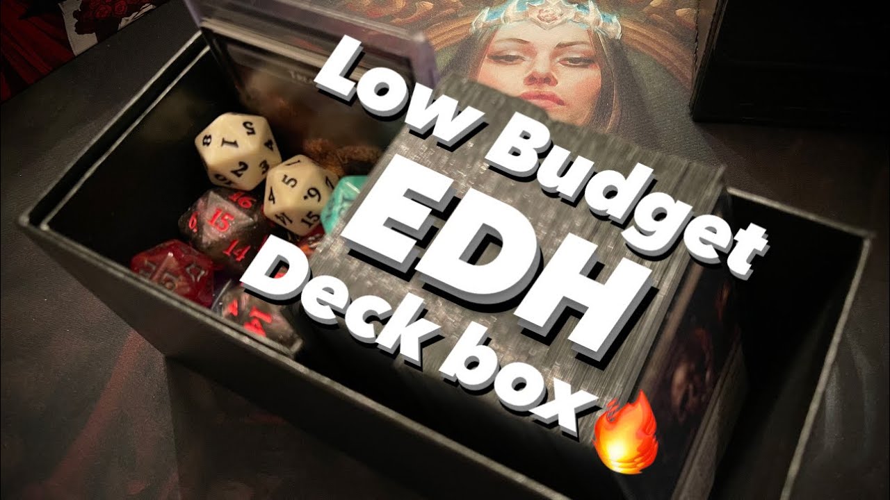 LOW BUDGET EDH DECK BOX🔥 | EASY AND SIMPLE! | Magic the Gathering EDH