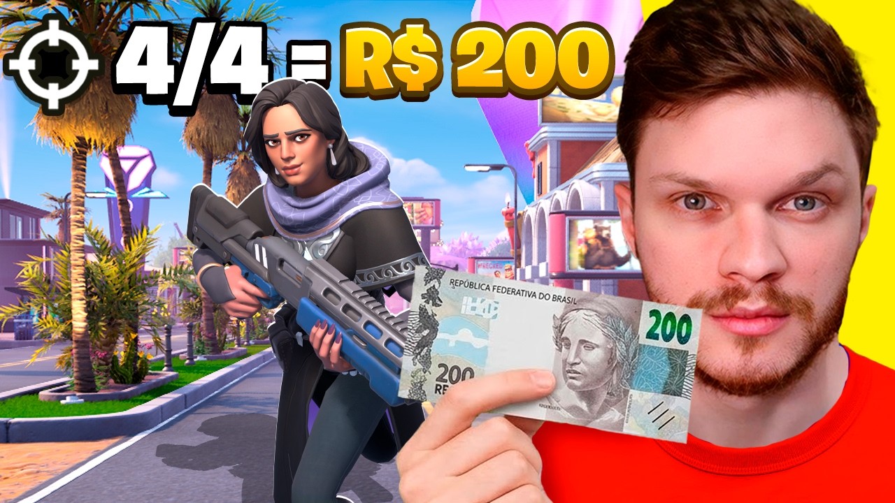 SOLO VS SQUAD, MAS SÓ POSSO PEGAR 4 ELIMINAÇÕES...