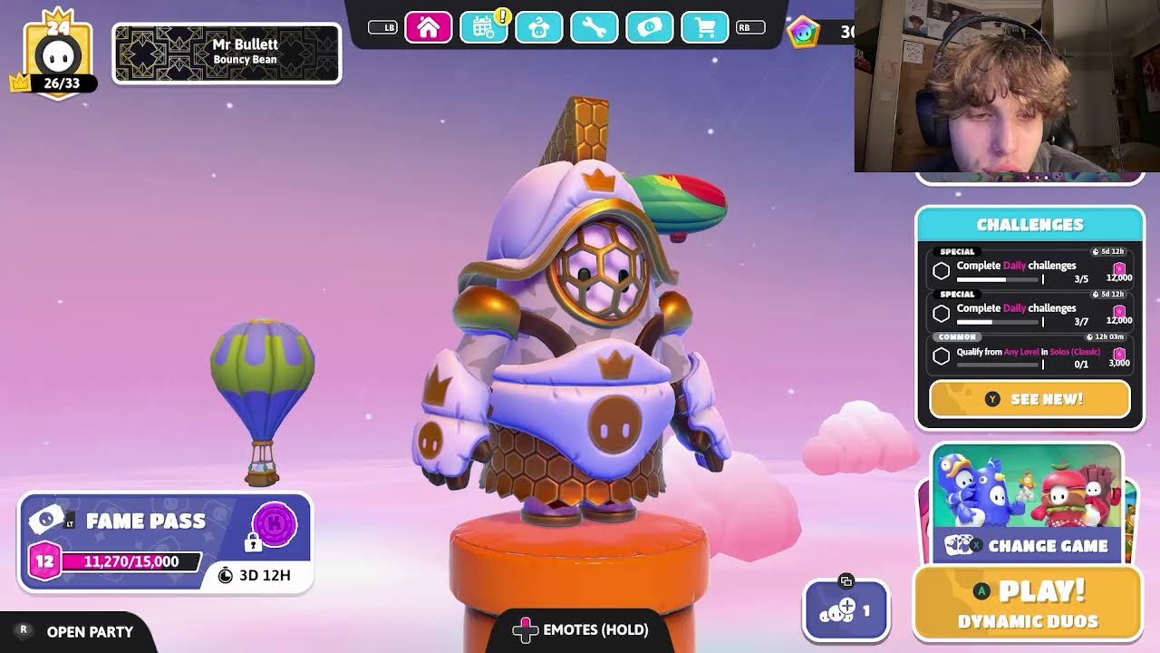 Touching my viewers Beans on Fall Guys