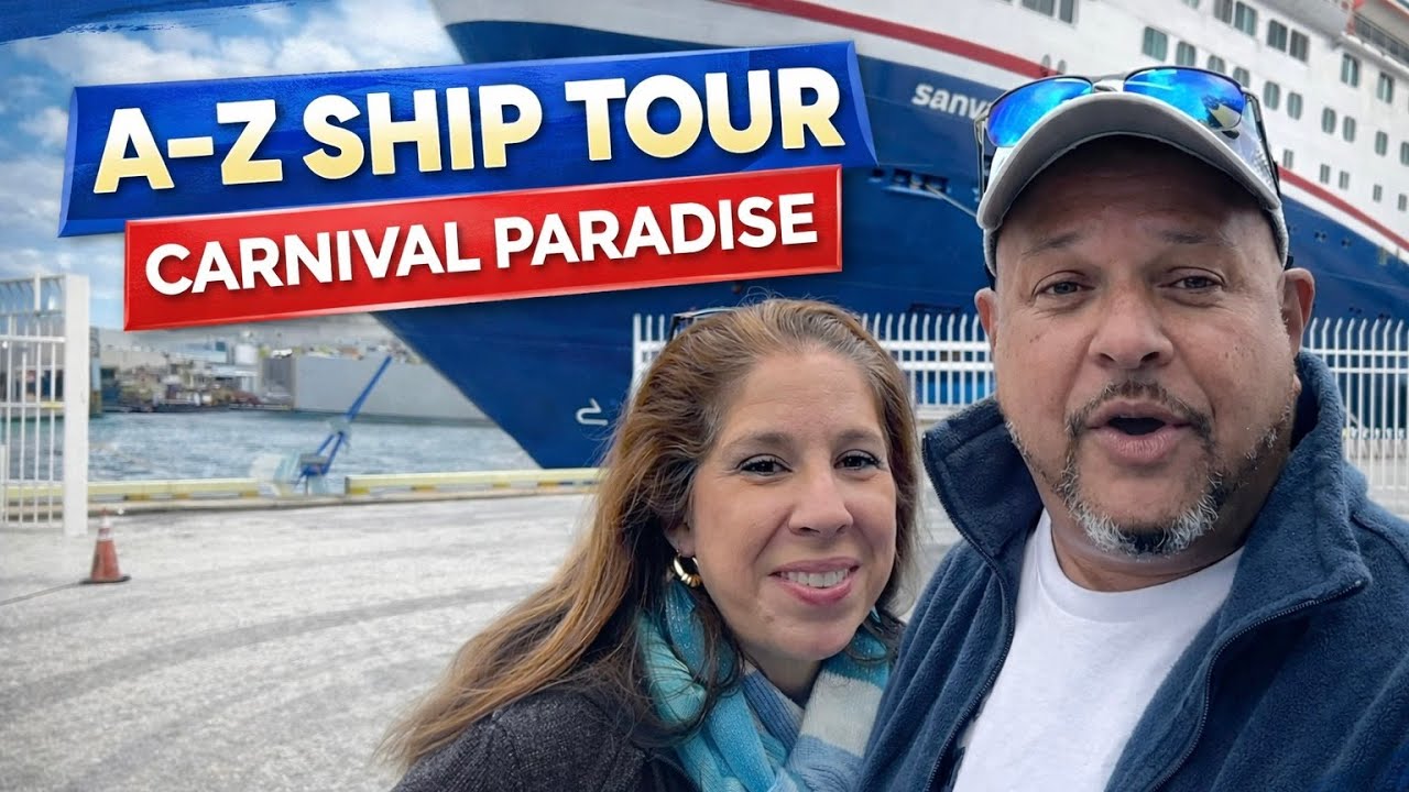 ABC Cruise Ship Tour! Carnival Paradise From A–Z (Fun Ship Walkthrough!)