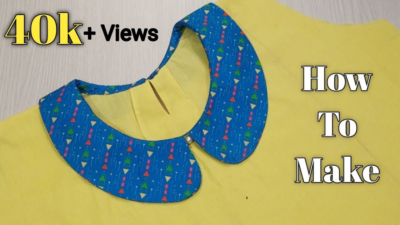 peter pan collar cutting and stiching full detailed video