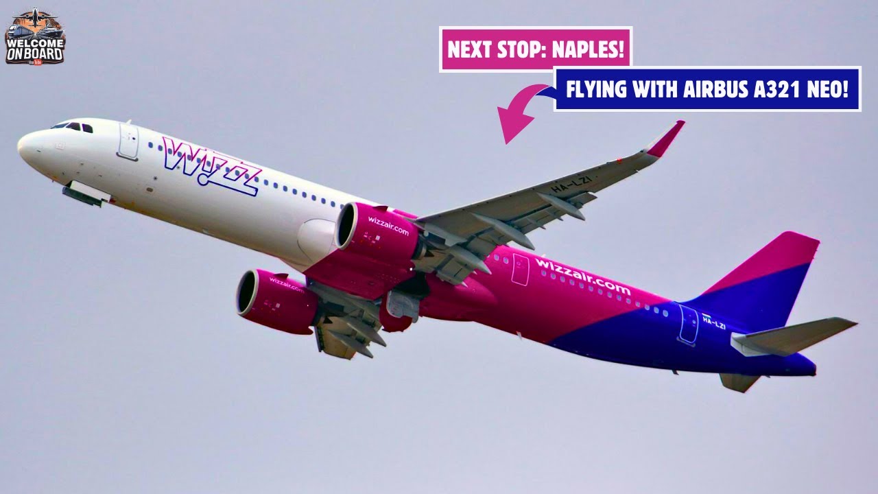 TRIP REPORT | Flying to Naples | WIZZAIR Airbus A321 NEO | Venice VCE ✈ Naples NAP