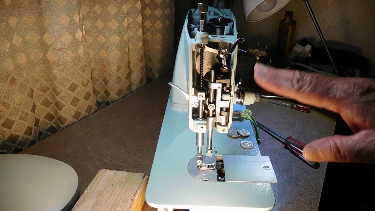 Step by Step Restoration of a Singer Model 337. A Series. Part 20: SET PRESSER FOOT HEIGHT