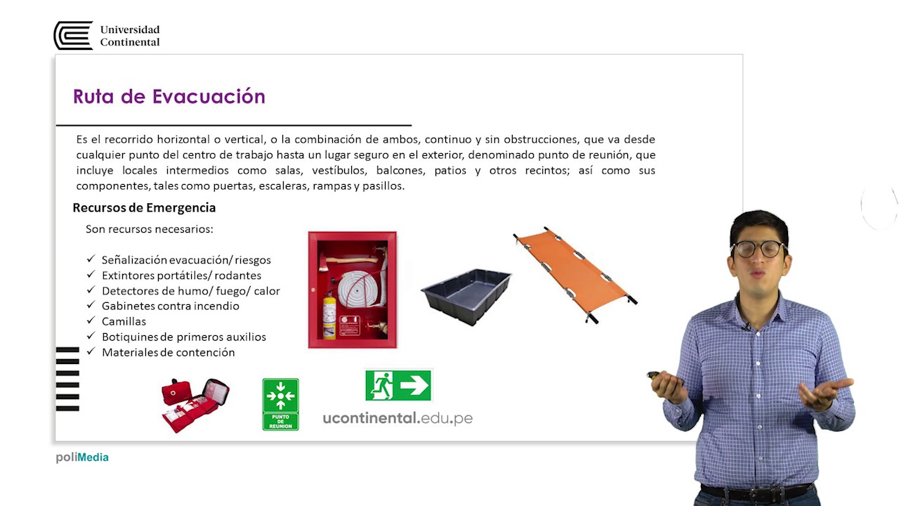 Evacuación en caso de emergencia