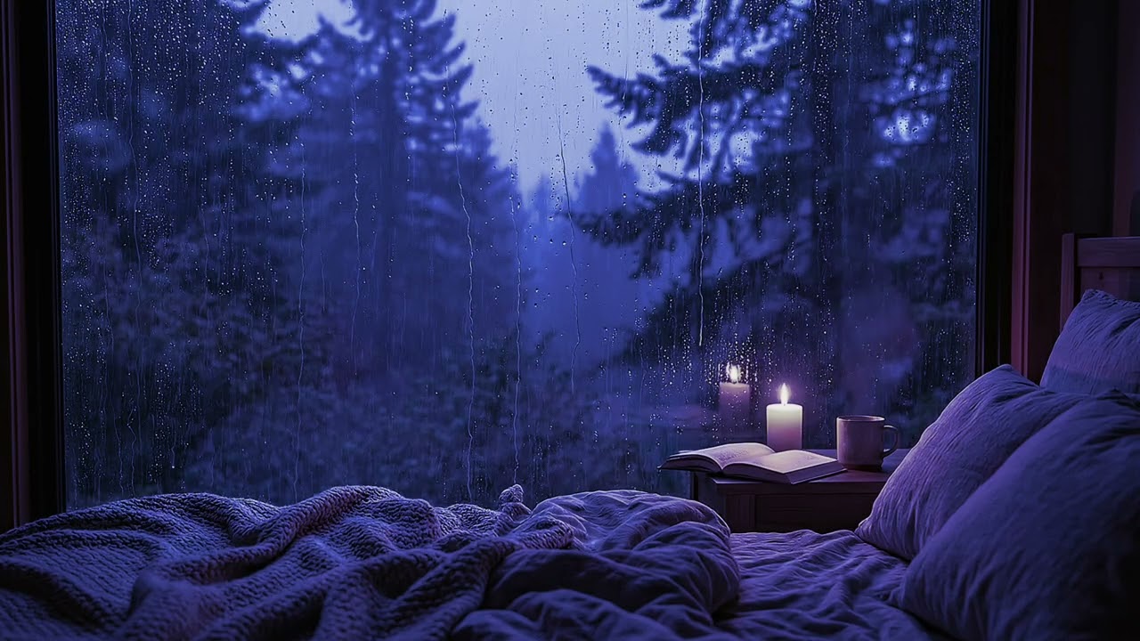 Instant Sleep with Gentle Rain Sounds (No Thunder)