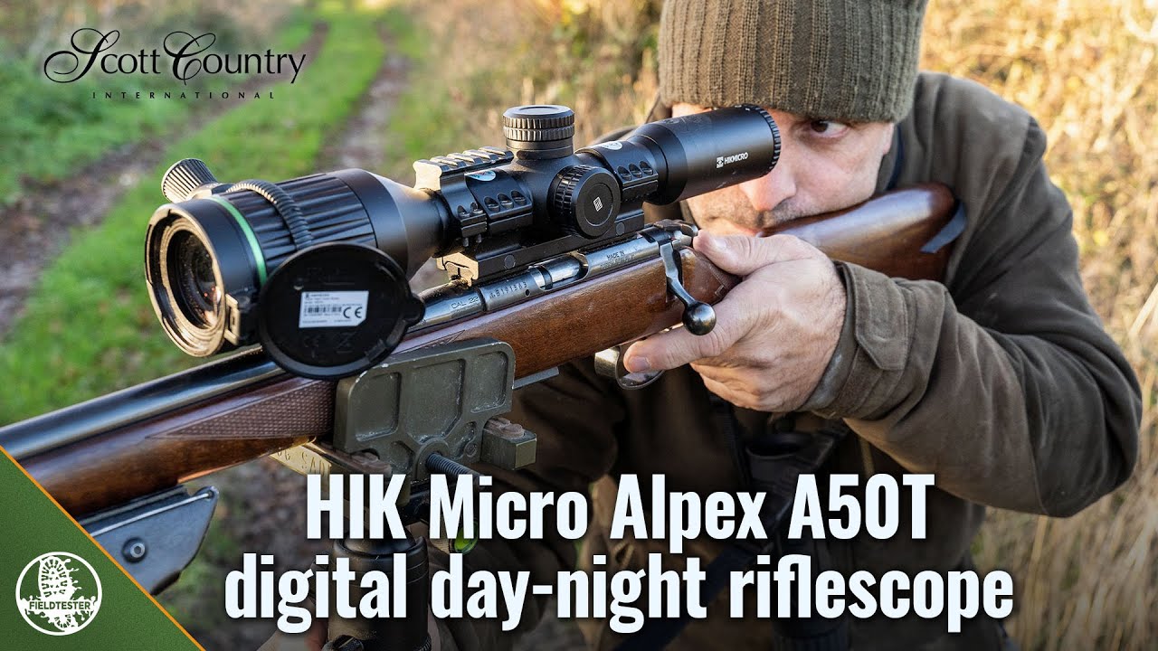 Марк Рипли тестирует дневной и ночной прицел HIK Micro Alpex от Scott Country
