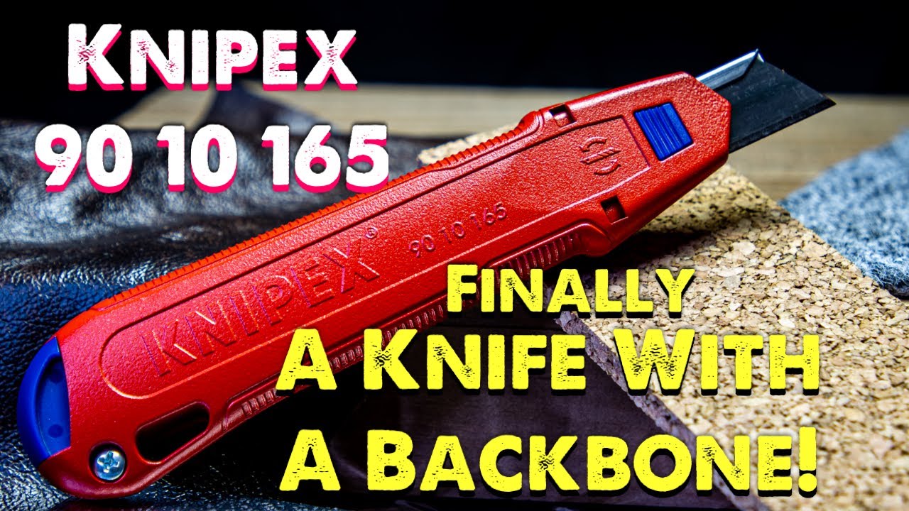 Knipex 90 10 165 Finally A Knife With Some BACKBONE! This Thing Will Cut!