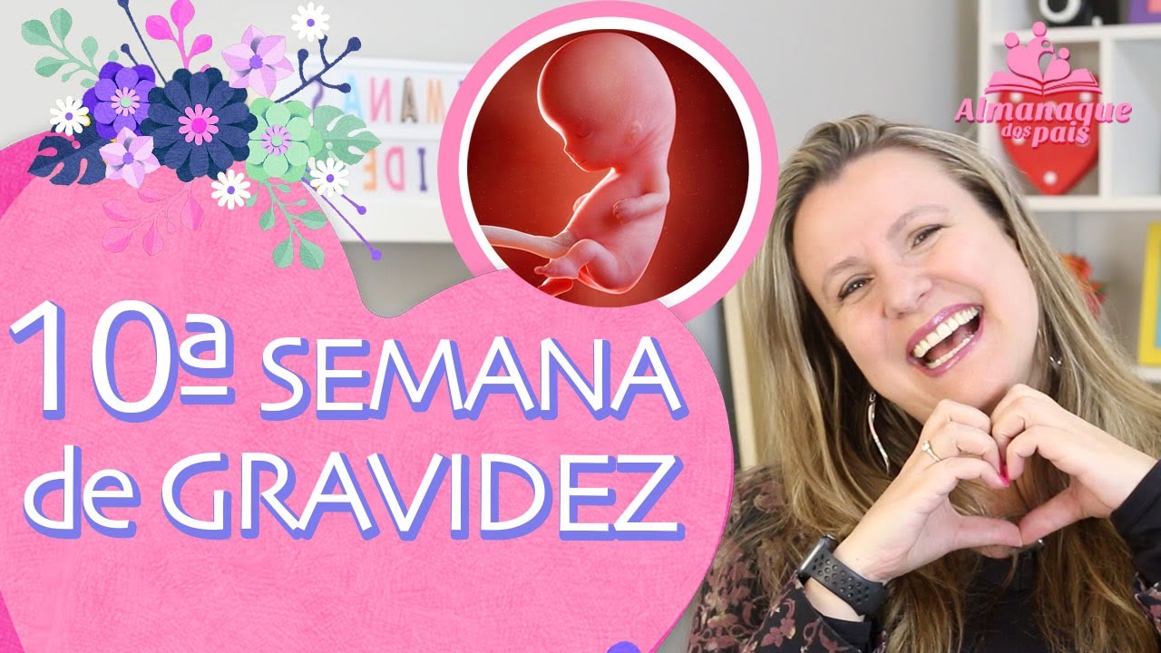 10ª SEMANA DE GESTAÇÃO | Tamanho do Feto, Barriga de Grávida, Peso | 1º TRIMESTRE DE GRAVIDEZ