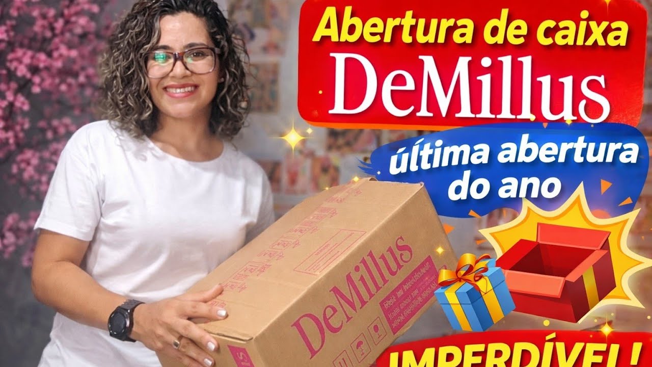 ✨ ABERTURA DE CAIXA DEMILLUS – ÚLTIMA DO ANO + LANÇAMENTOS DE JANEIRO! ✨