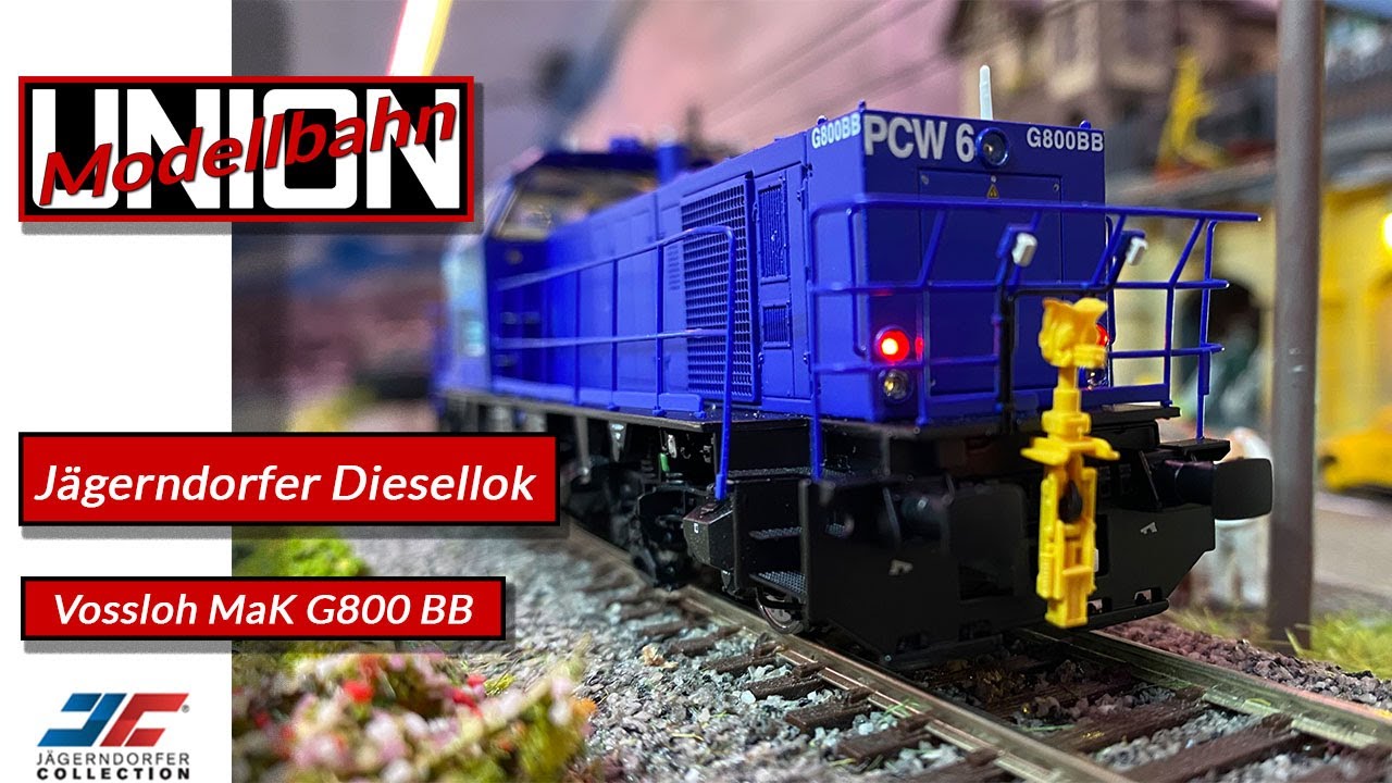 Produktvorstellung: Jägerndorfer Diesellok MAK 800 BB Vossloh - Spur H0 1:87