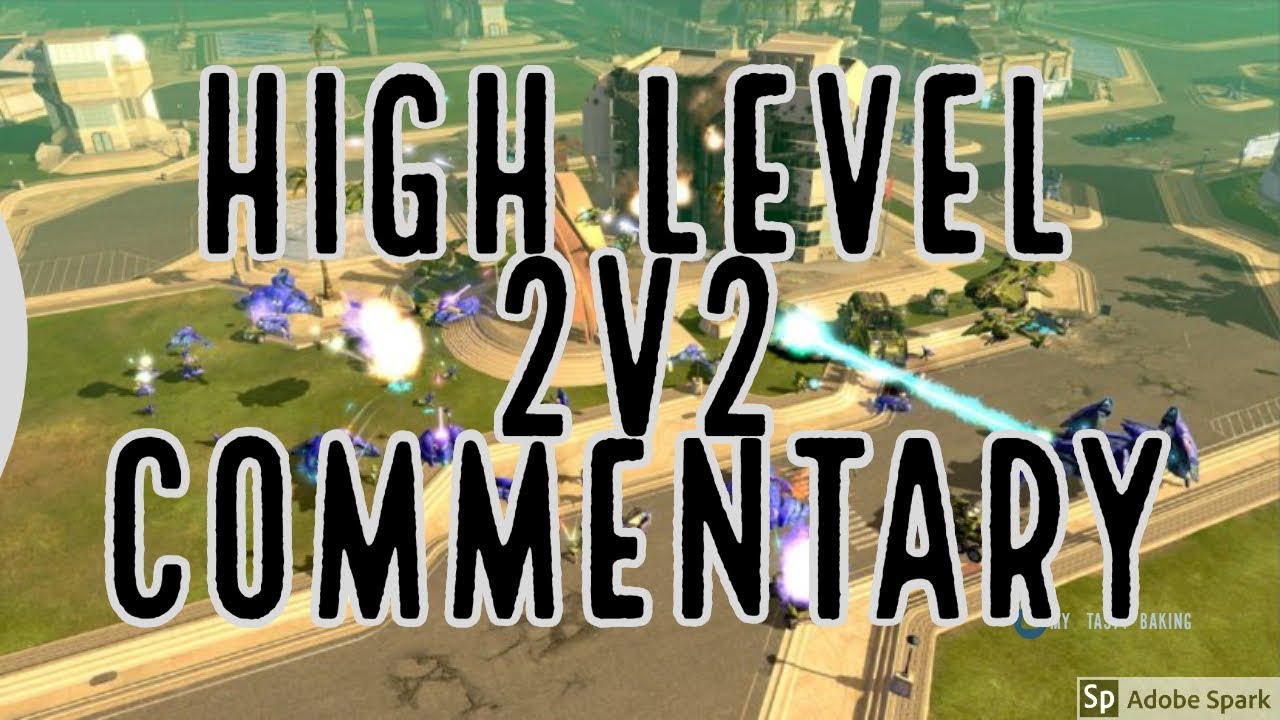 Halo Wars DE: A Close 2v2 on the Docks! High level game w/BigHugMonster (1st Commentary!)