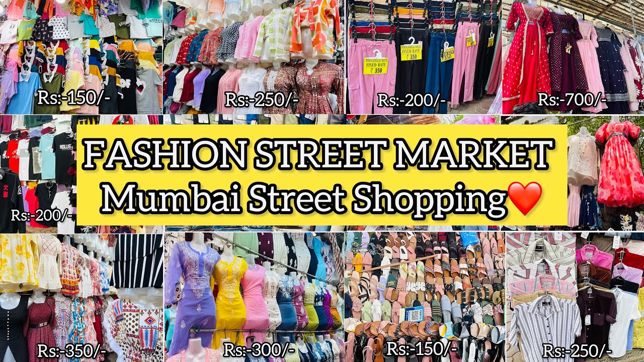 FASHION STREET MARKET😍|Mumbai's Cheapest Cloth Market😍 