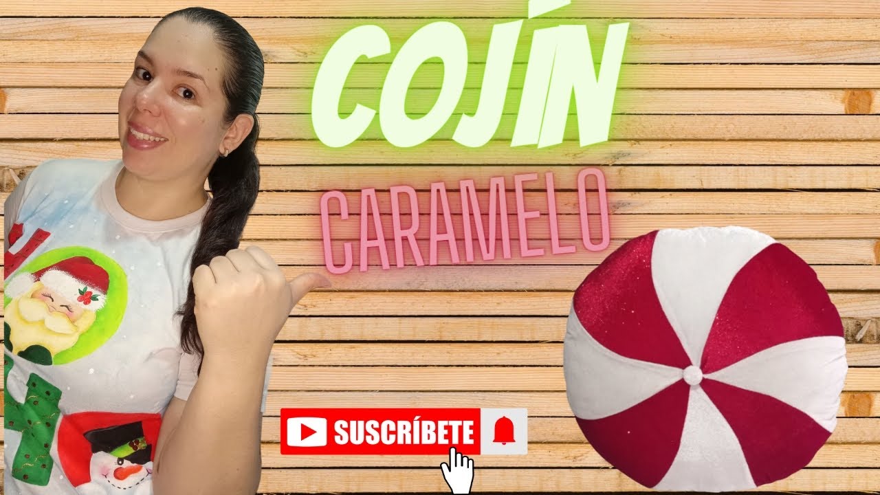 💥🍥 APRENDE SUPER FÁCIL COJIN CARAMELO PASO A PASO🔥🍬🌲