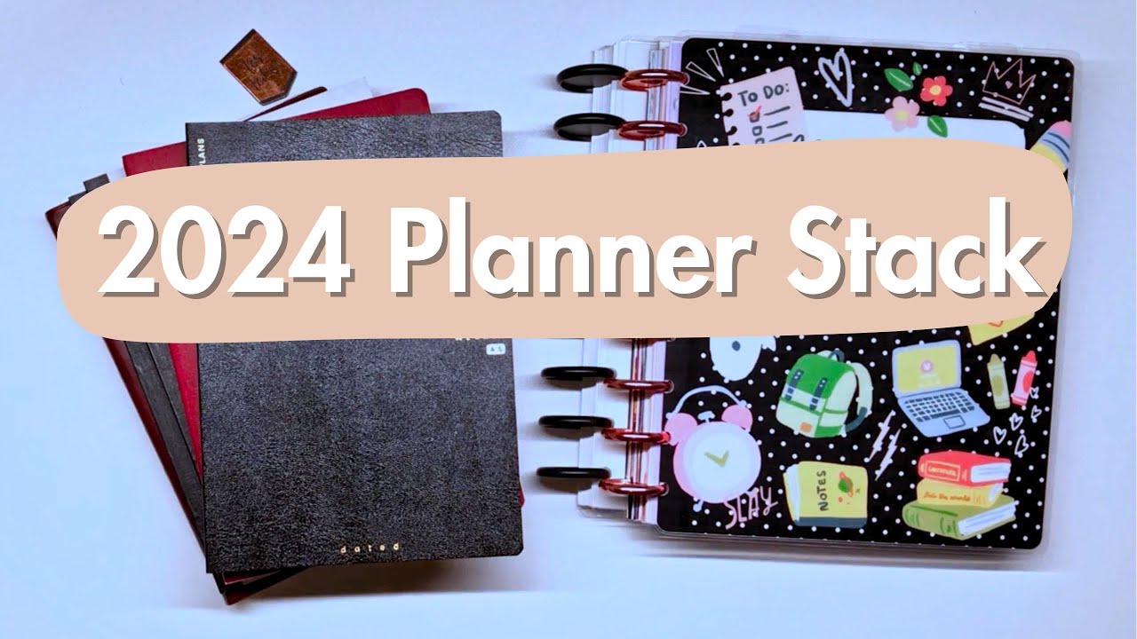 2024 Planner Stack | 2024 Planner Lineup | Planners I'm Starting 2024 With | Planner Function