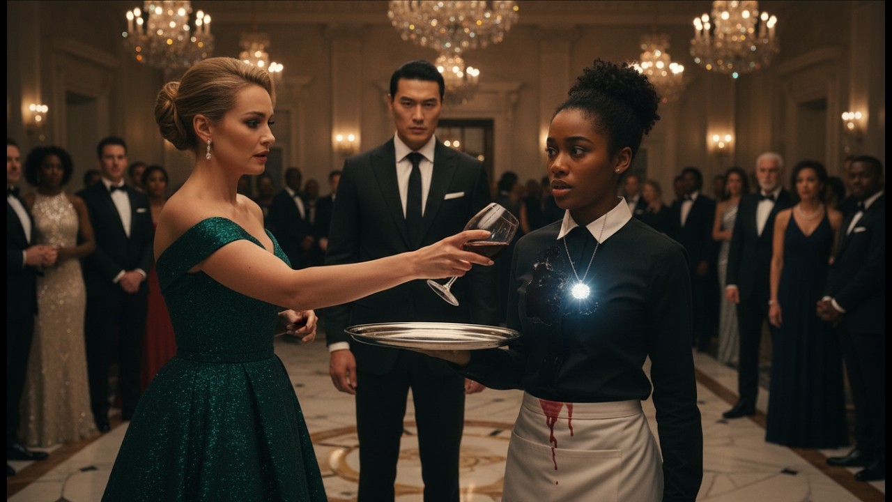 She Poured Wine On A Poor Black Waitress At The Gala — Unaware She’s Engaged To A Korean Mafia Boss.