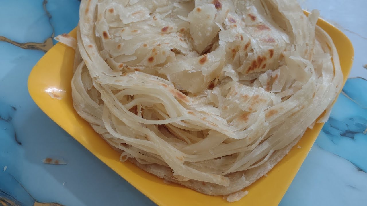 Crispy Flaky Lachha paratha recipe|Homemade Paratha|Layered Malabar Parota #food #youtube #viral #yt