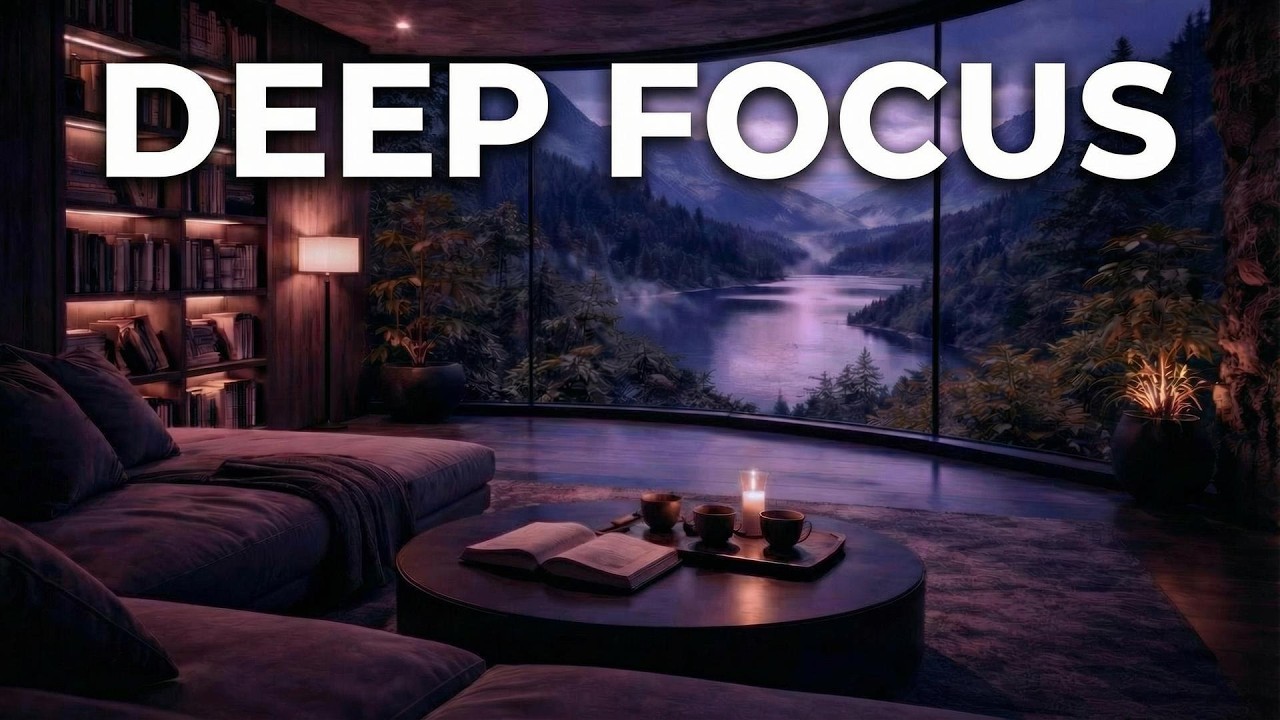 Deep Focus - Cyber Noir Music for Concentration, Coding & Study