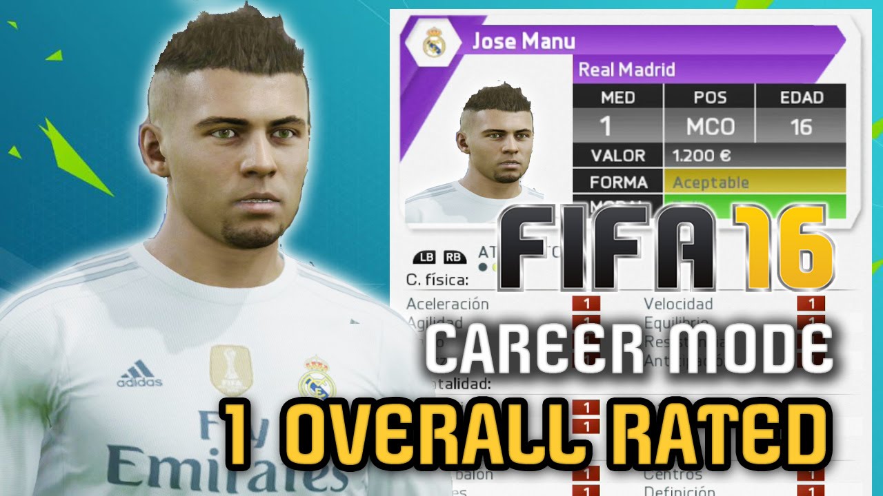 THE WORST PLAYER in Career Mode History - ONE OVERALL RATED (2015-2030) FIFA 16