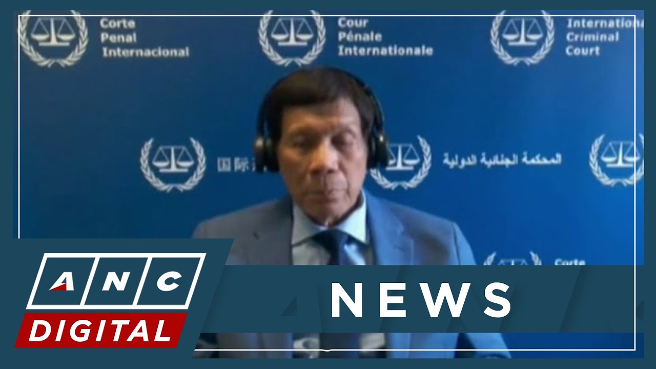Duterte cites old age, ICC's lack of jurisdiction in decision to skip hearings | ANC