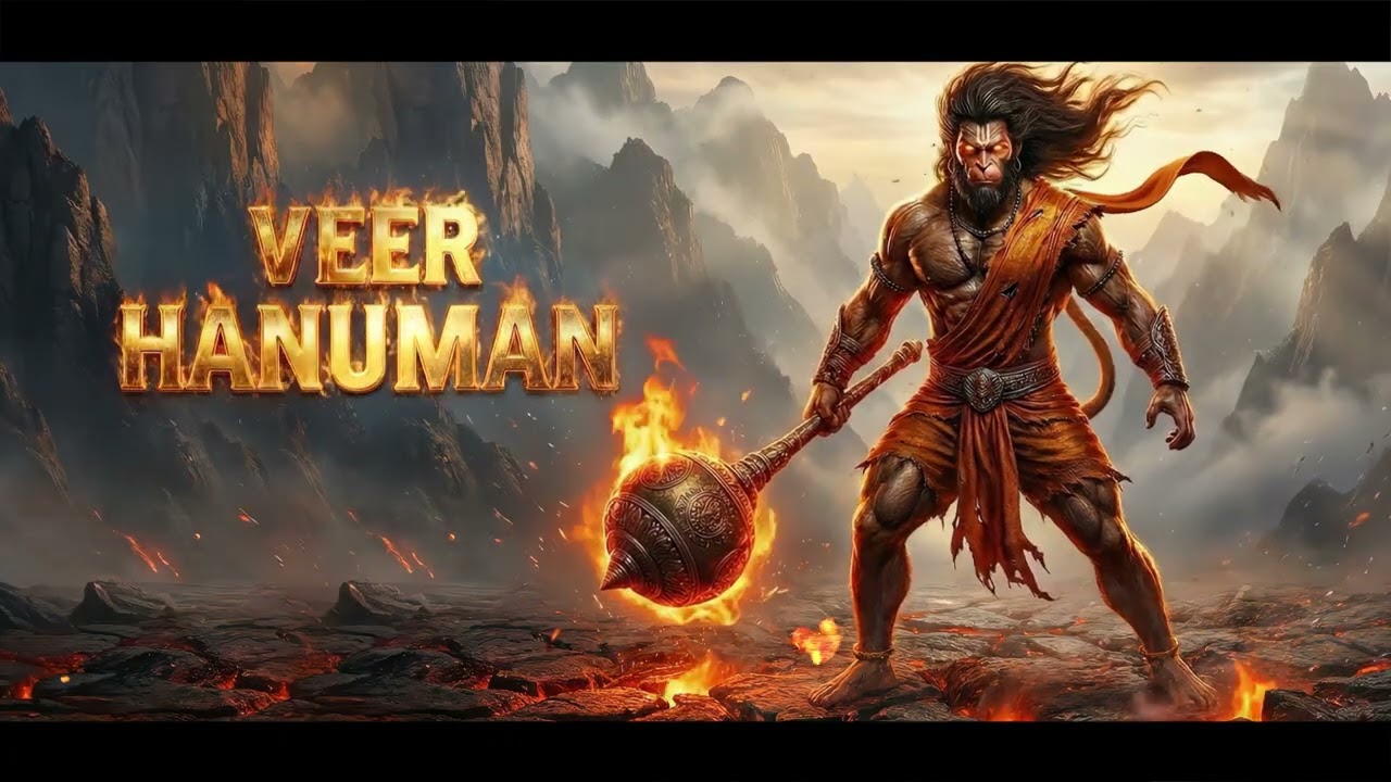 VEER HANUMAN 🚩 Powerful Song #bhakti #hanuman #veerhanuman #jaishreeram