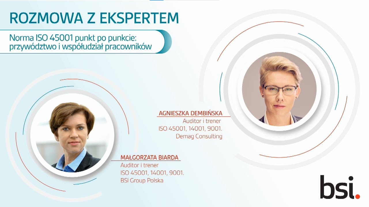 ISO 45001 punkt po punkcie - Przywództwo i współudział pracowników
