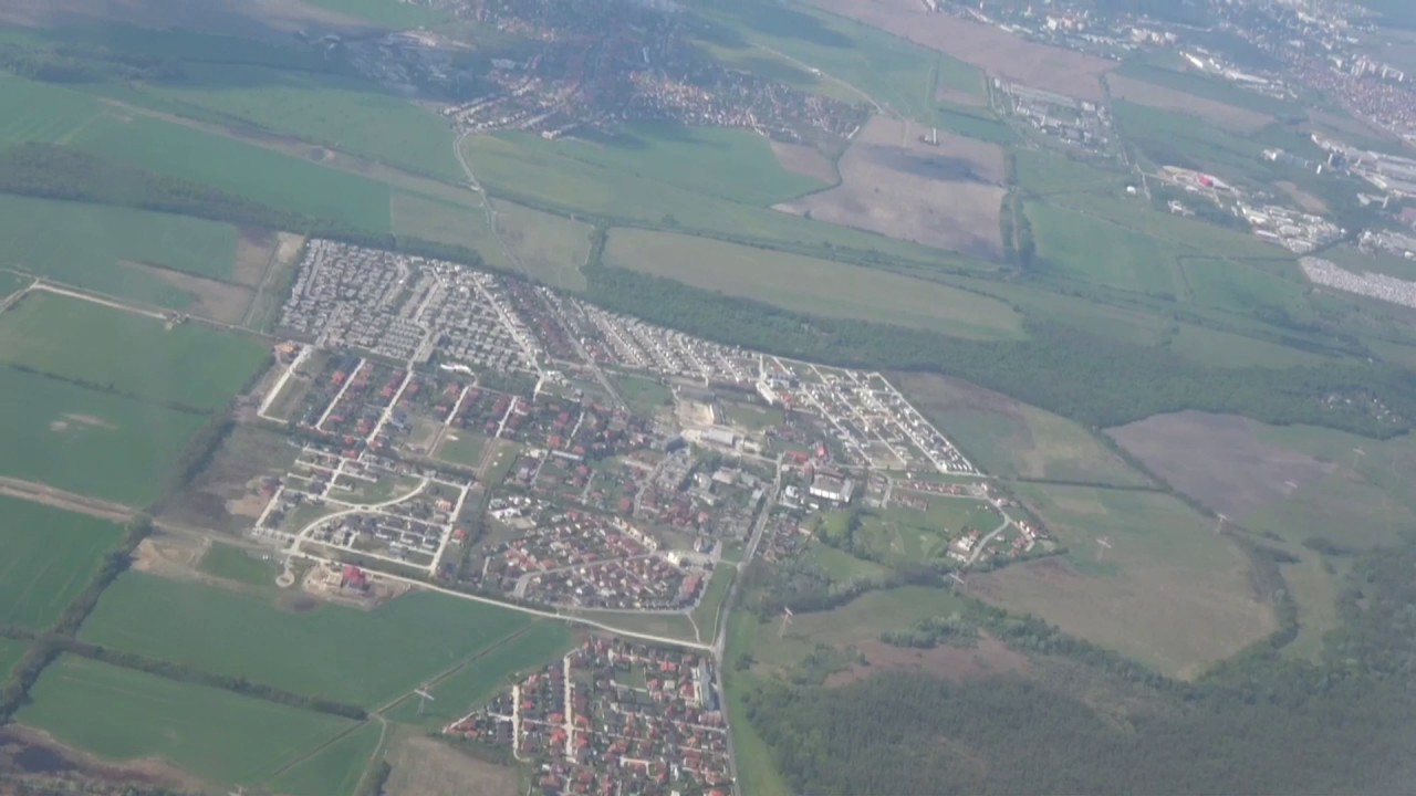 Take-off from Bratislava Airport, Slovakia - April 2017