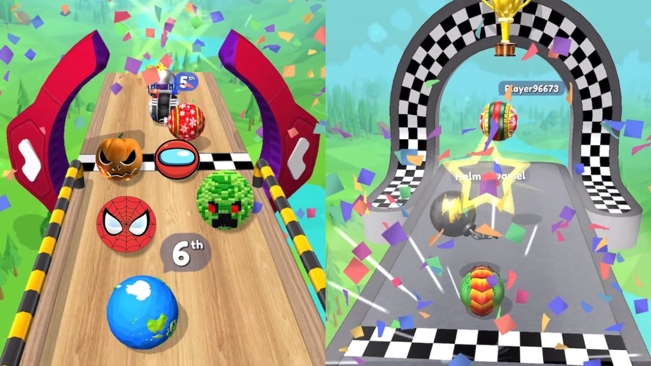 Going Balls | Crazy Epic Race Vs Funny Race 10 - Satisfying Mobile Games