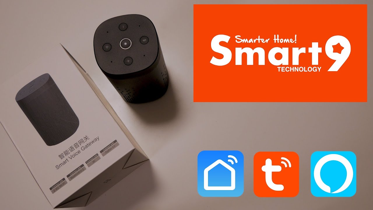 TUYA SMART SPEAKER AMAZON ALEXA (ENCEINTE ALEXA, PASSERELLE ZIGBEE, TELECOMMANDE IR)