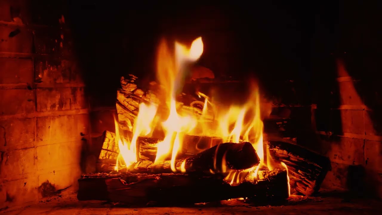6 Hour Burning Logs | Deep Sleep, Insomnia Relief and All Night Study Background