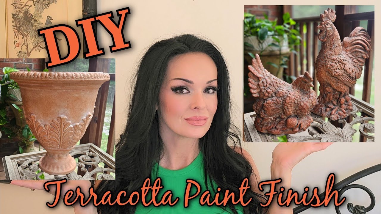DIY French Country Terracotta Paint Finish