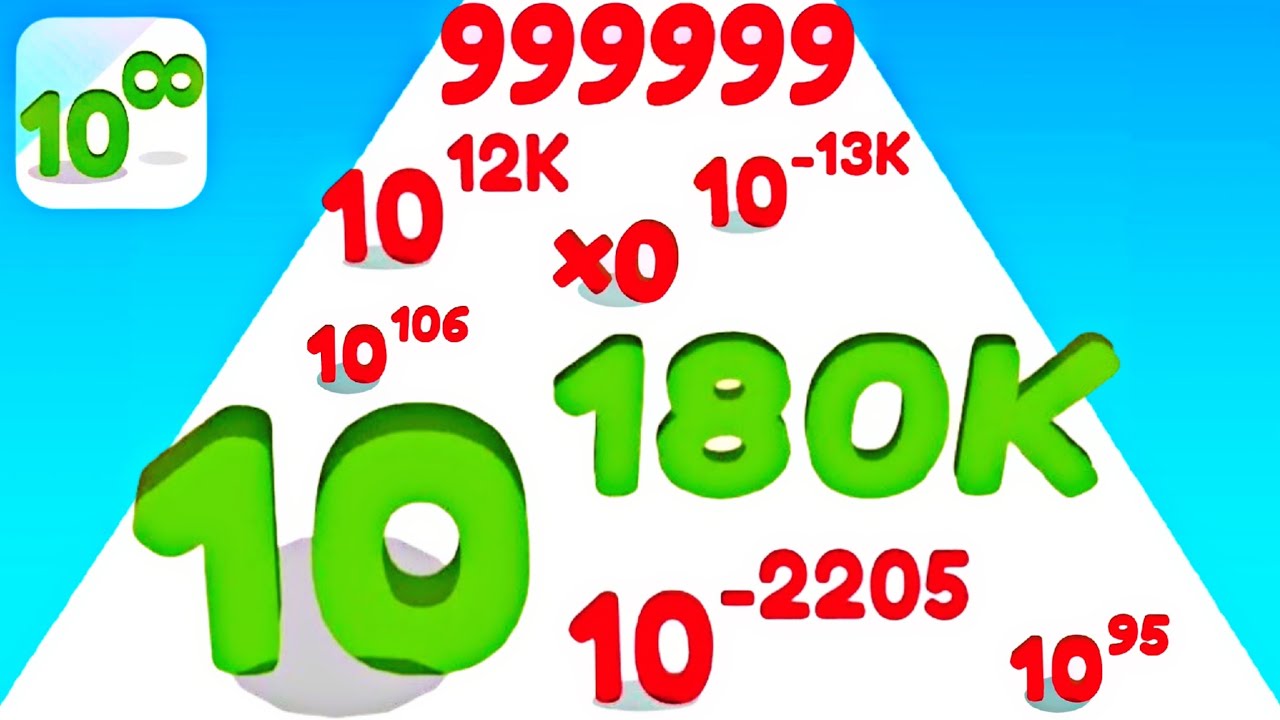 NUMBER MASTER - Big Numbers: Run and Merge - Satisfying ASMR Gameplay Walkthrough Android iOS
