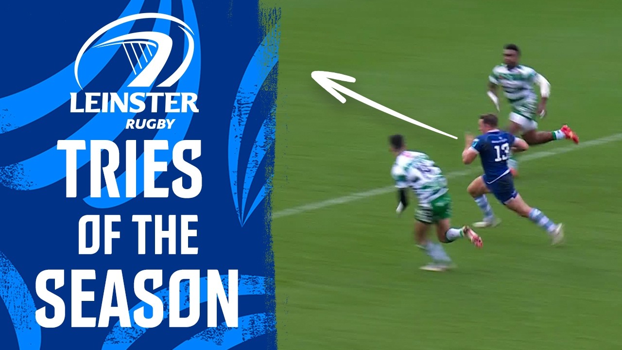 7 minutes of classy tries from Leinster | URC 2023/24