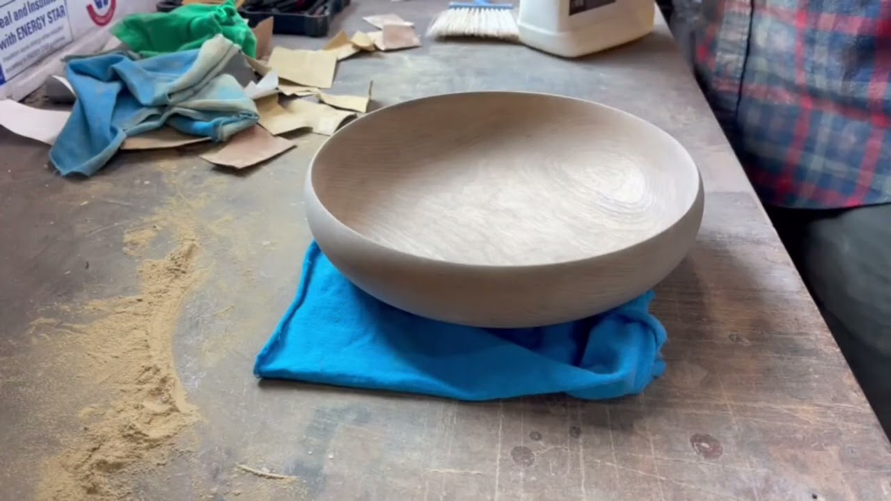 HEMP OlL vs. wooden bowl! How to restore a old wood bowl with hemp oil!