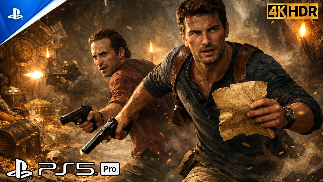 Finding the Biggest Treasure 🤑 in the Most Dangerous Cave 🏴‍☠️ — Uncharted 4 (PS5 Pro) 4K HDR