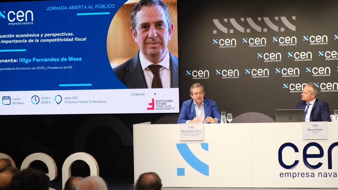 Conferencia con Íñigo Fernández de Mesa, presidente del IEE y vicepresidente económico de la CEOE