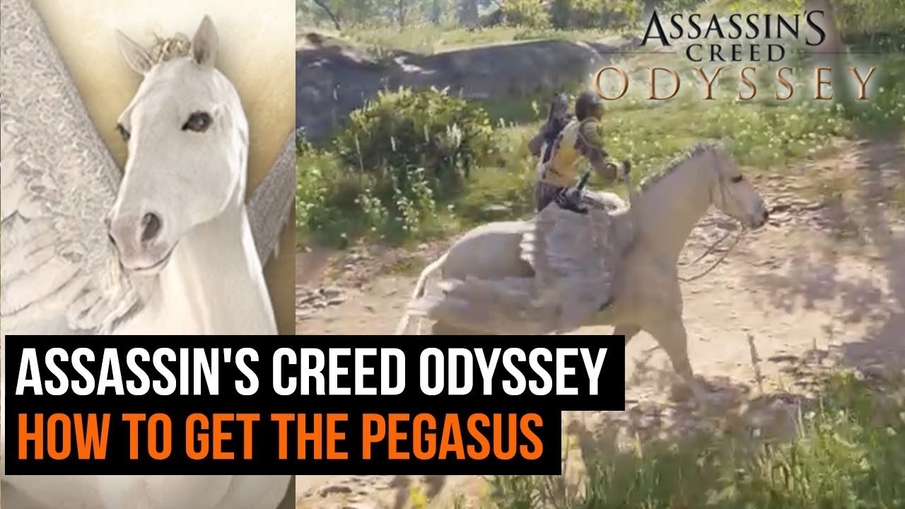 How to get the Pegasus,  unicorn and black unicorn skins in Assassin's Creed Odyssey