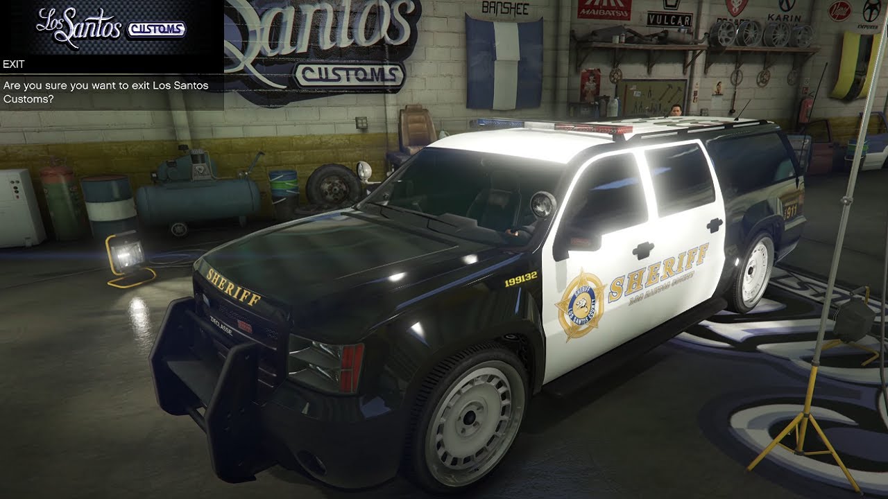 GTA Online - Sheriff SUV & Sheriff Cruiser Customization