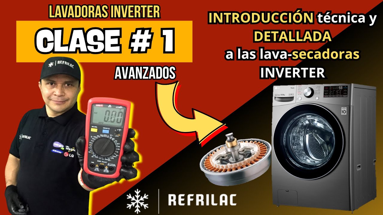 🧠Aprende la Tecnología Inverter en Lavasecadoras: Guía Completa de Componentes. CURSO GRATIS ⚙️