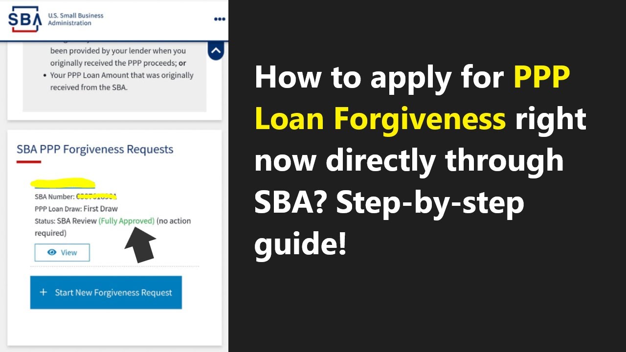 PPP Loan Forgiveness step by step guide how to apply through SBA direct portal | Womply, Blue Acorn