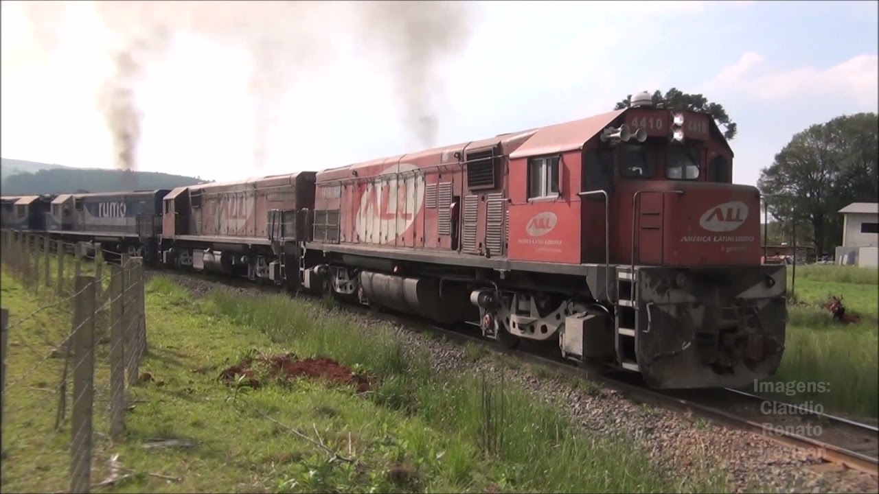 TREM COM 8 LOCOMOTIVAS, CAPINA QUÍMICA E MAIS - IRATI/PR - SET/21