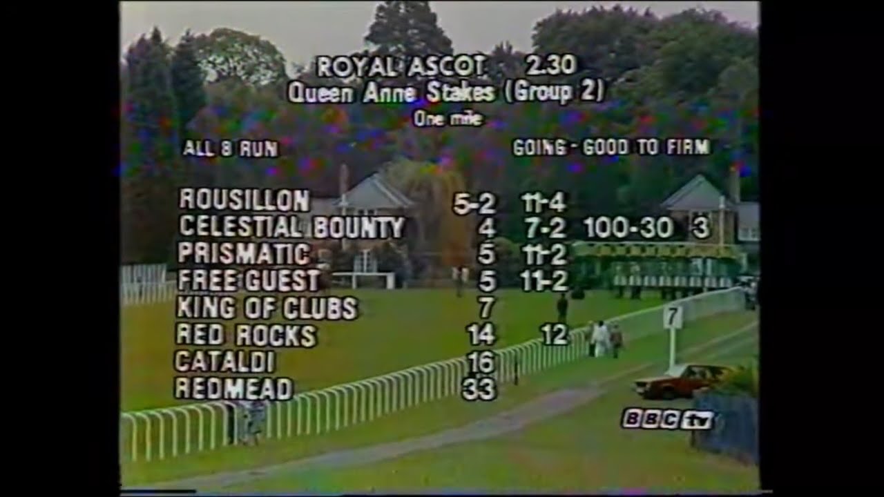 BBC HQ Extended Coverage 1985 Royal Ascot First 4 Races on The Card.Racing Legends.