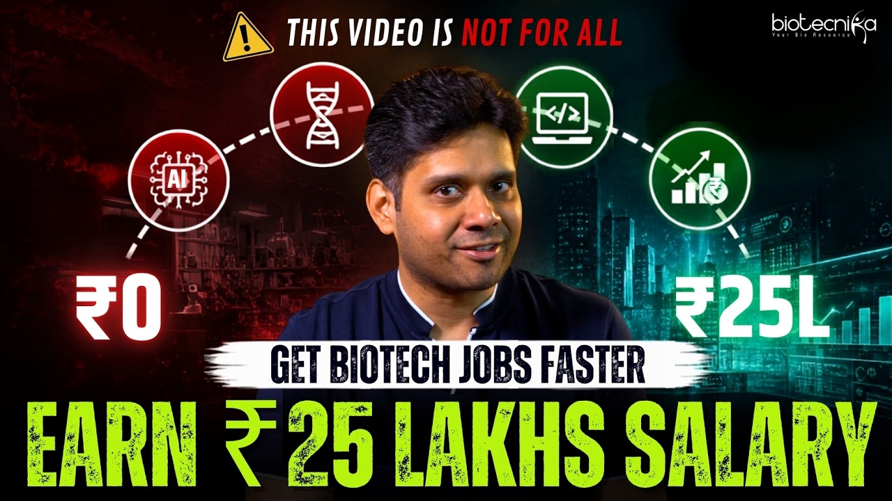 Smart Strategies to Get Biotech Jobs Faster with a 25 LPA Salary