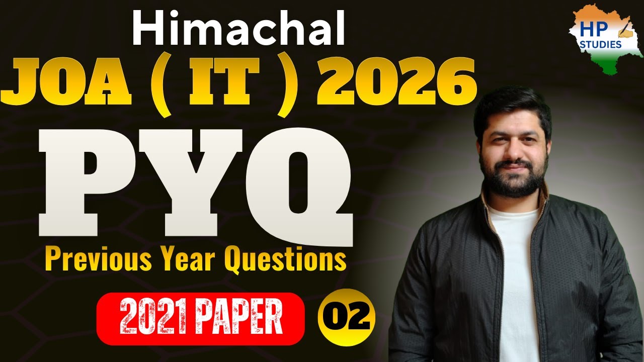 HP JOA ( IT ) 2026 | PYQ Series ( Class - 2) | 2021 Paper | Computer Questions #hpjoait #hpjoait2026