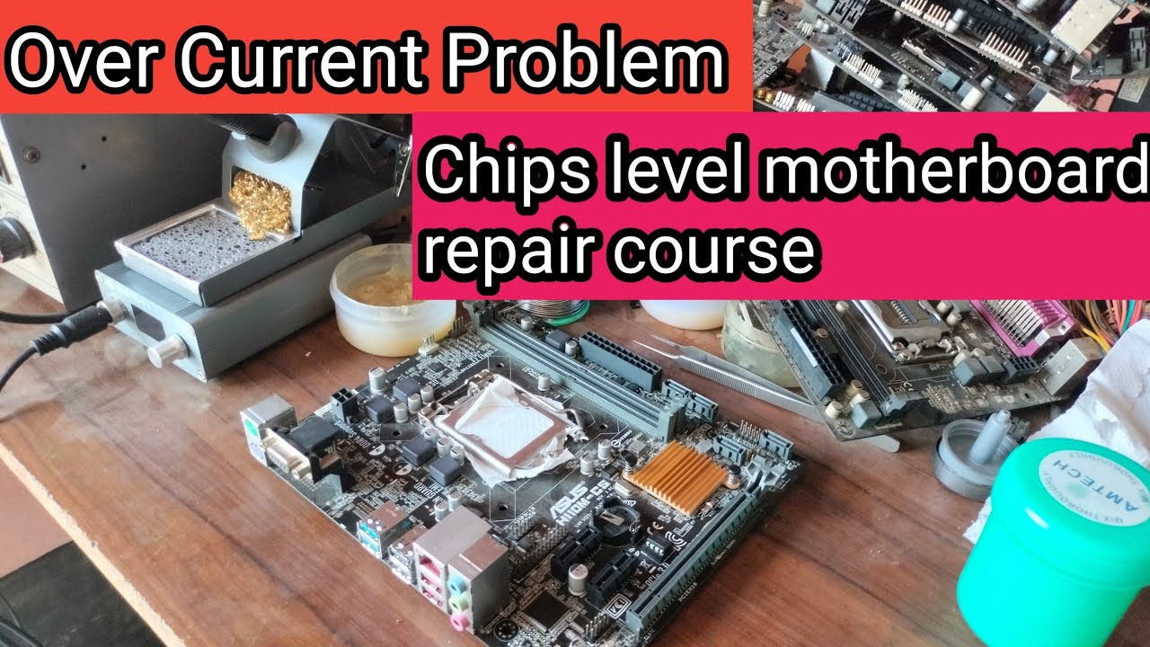 Asus Motherboard Over Current Problem || Over Voltage Problem || asus motherboard Repair ||