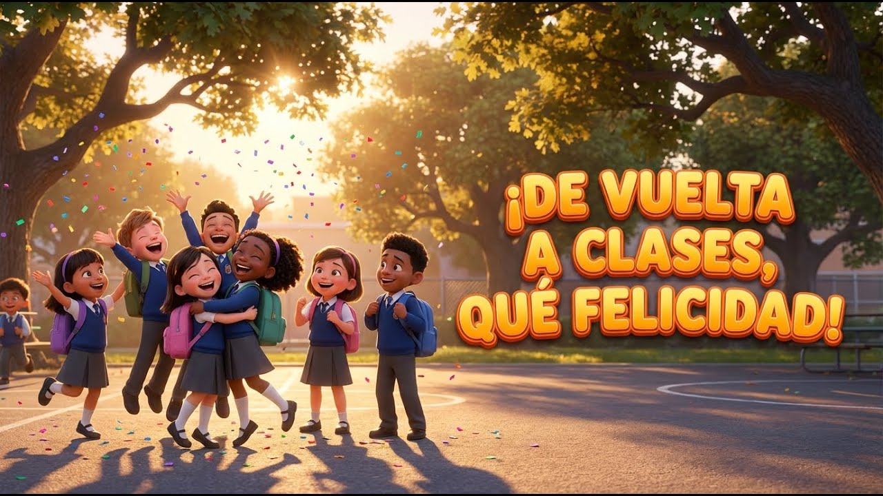 De Vuelta a Clases 📚 | Canci&oacute;n Infantil | Video Lyrics &ndash; Aprende con M&uacute;sica Infantil