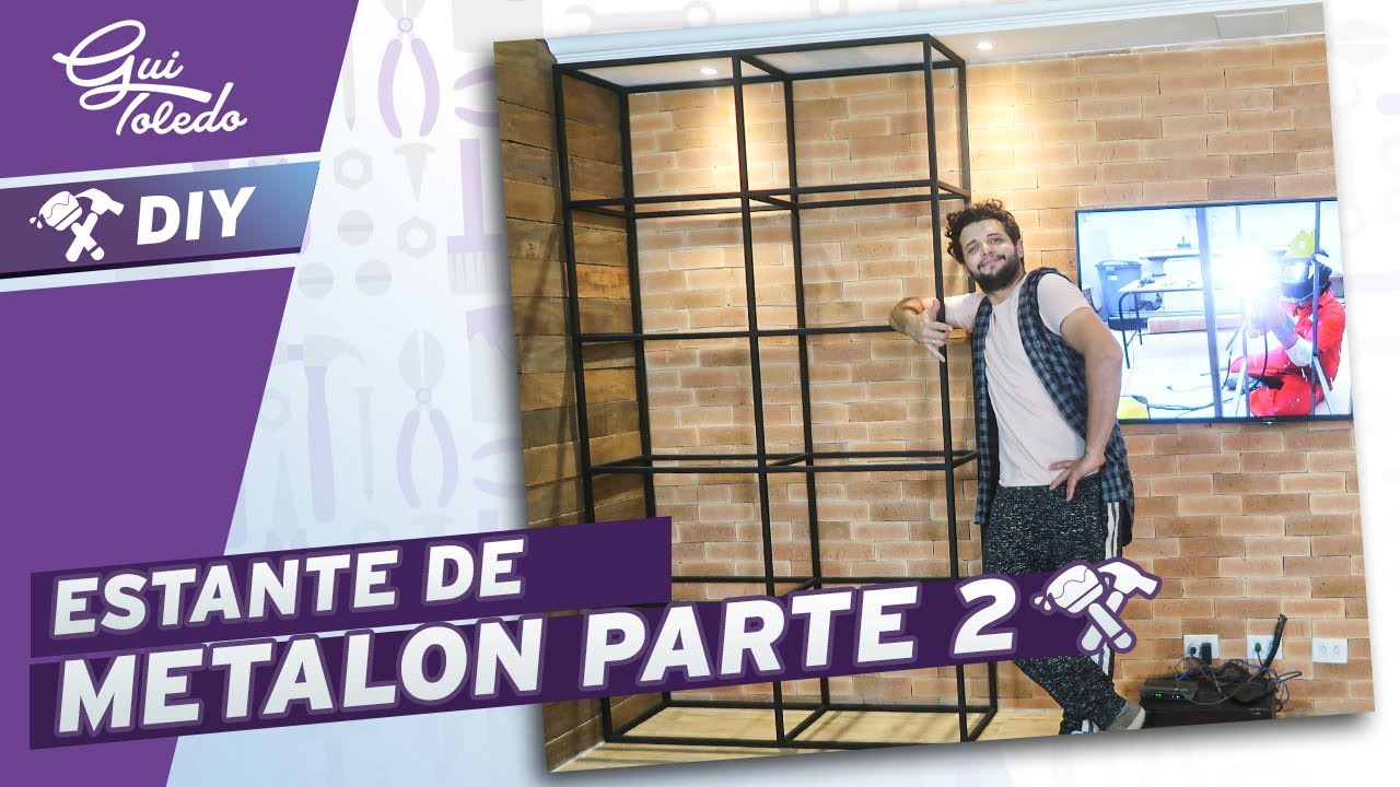 COMO FIZEMOS A PINTURA PERFEITA PARA ESTANTE DE METALON QUE NÃO DESCASCA!  TEMP03EP81